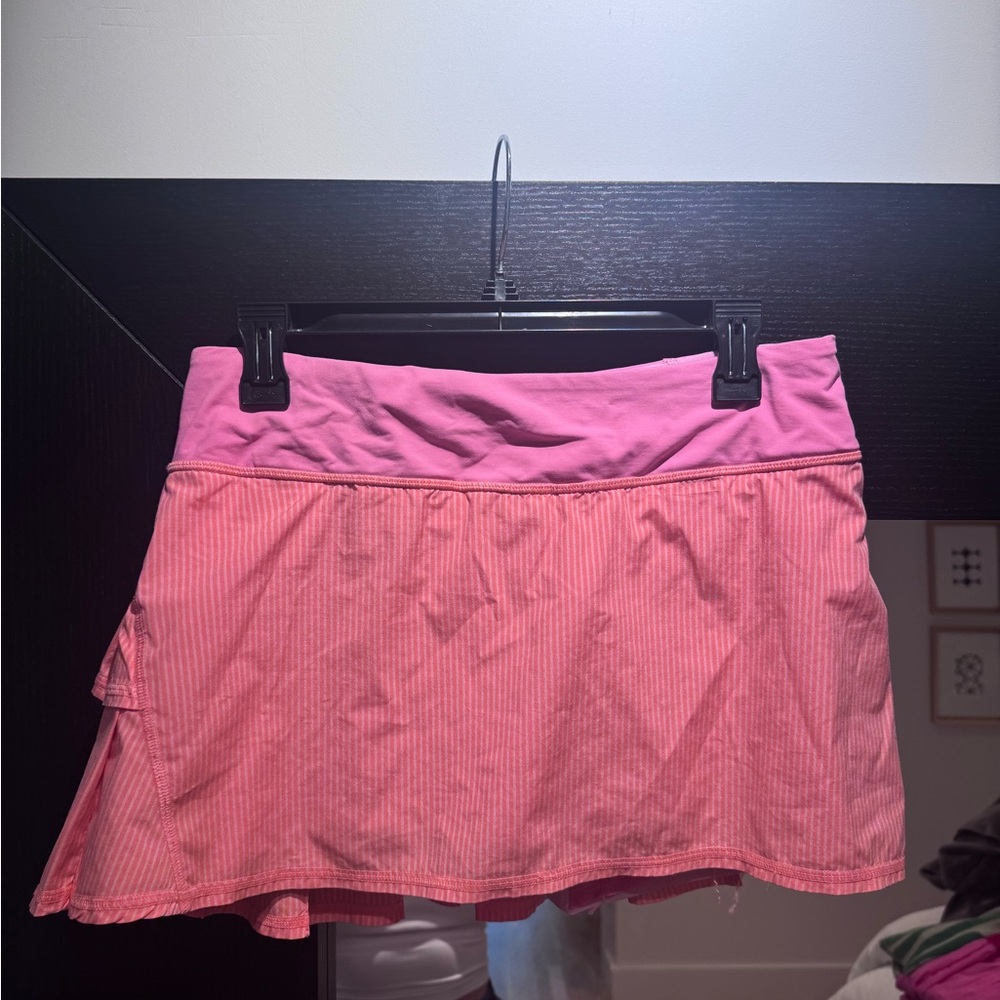 Lululemon Athletica Pink Skater Mini Skirt
